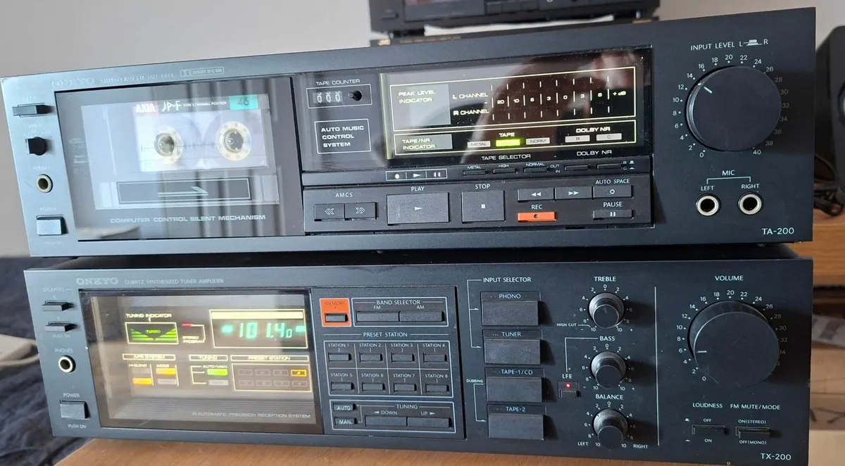 Onkyo TA-200 Deck + Onkyo TX-200 Amplituner - Image 3