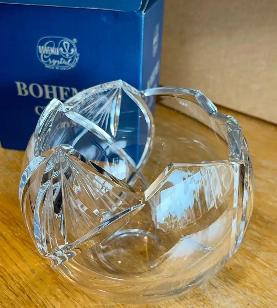 Bohemia Crystal Bowl, 20cm, Boxed - Image 1