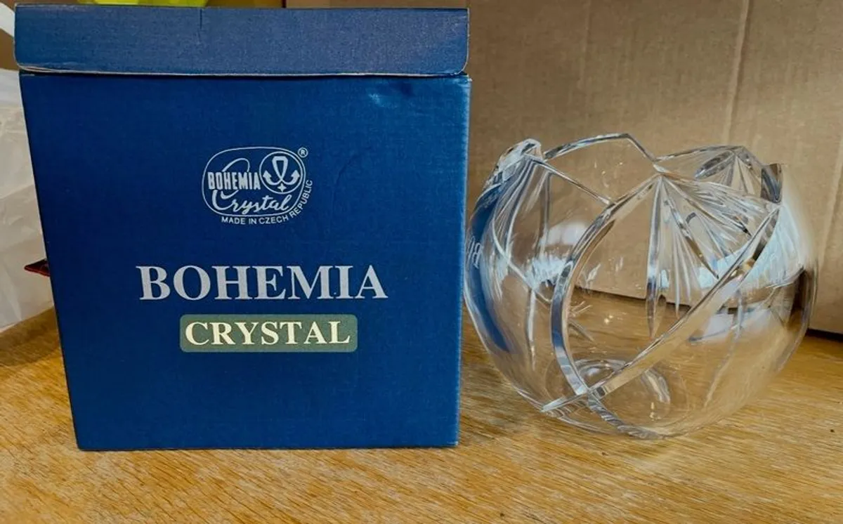 Bohemia Crystal Bowl, 20cm, Boxed - Image 2