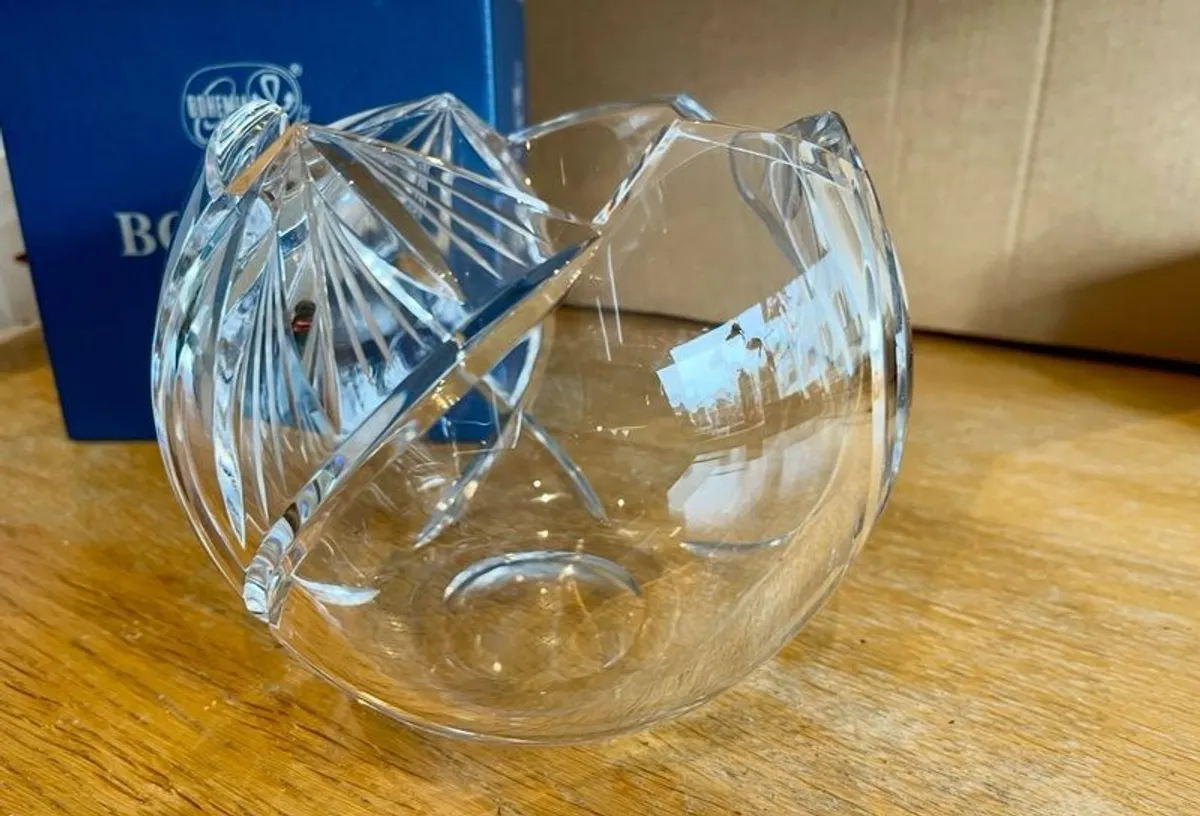 Bohemia Crystal Bowl, 20cm, Boxed - Image 3