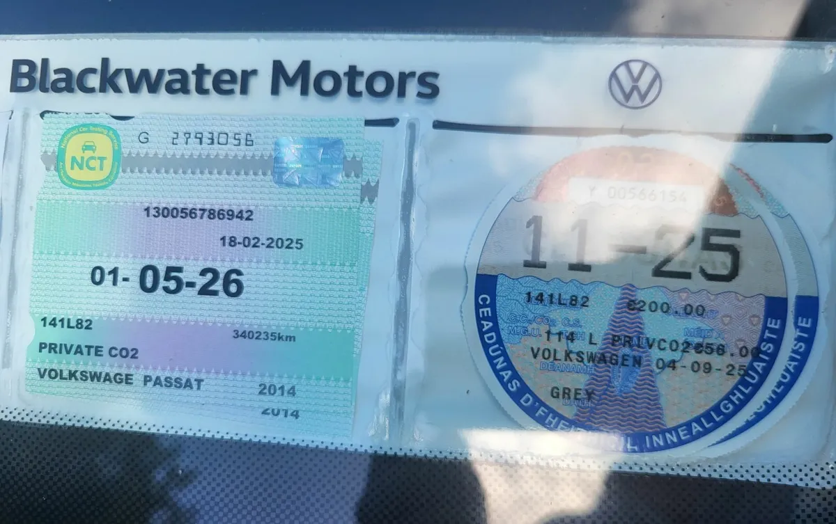 2014 VW PASSAT 1.6TDi - NCTd & TAX - €4950 - Image 3