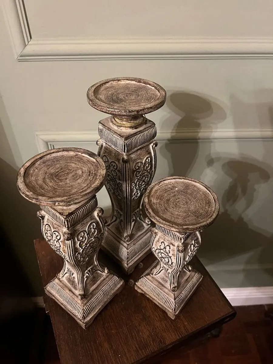 Candle holders X 3 - Image 3