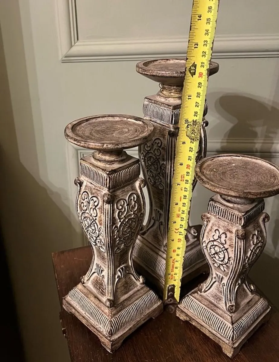 Candle holders X 3 - Image 4