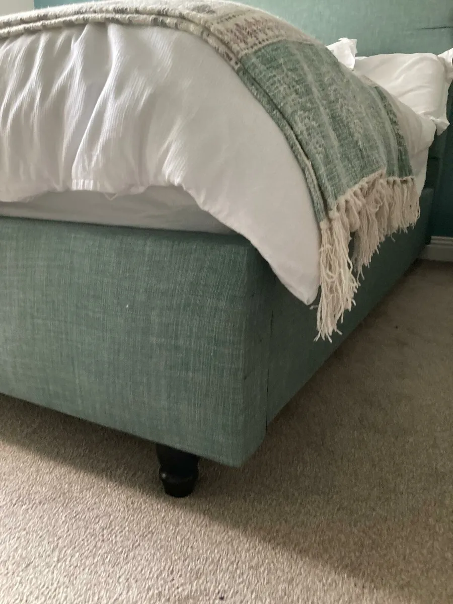 Double bed frame + Orthosport mattress 4ft 6in - Image 2