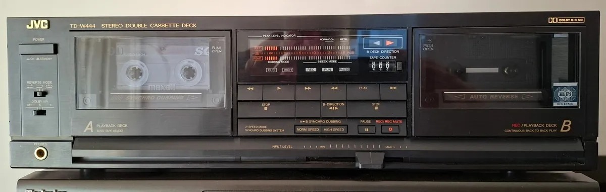 JVC TD-W444 Double Deck - Image 1