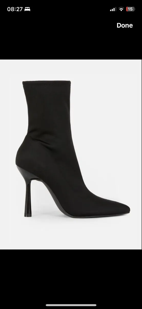BRAND NEW Ladies Sock Boots: Size 5 - Image 1