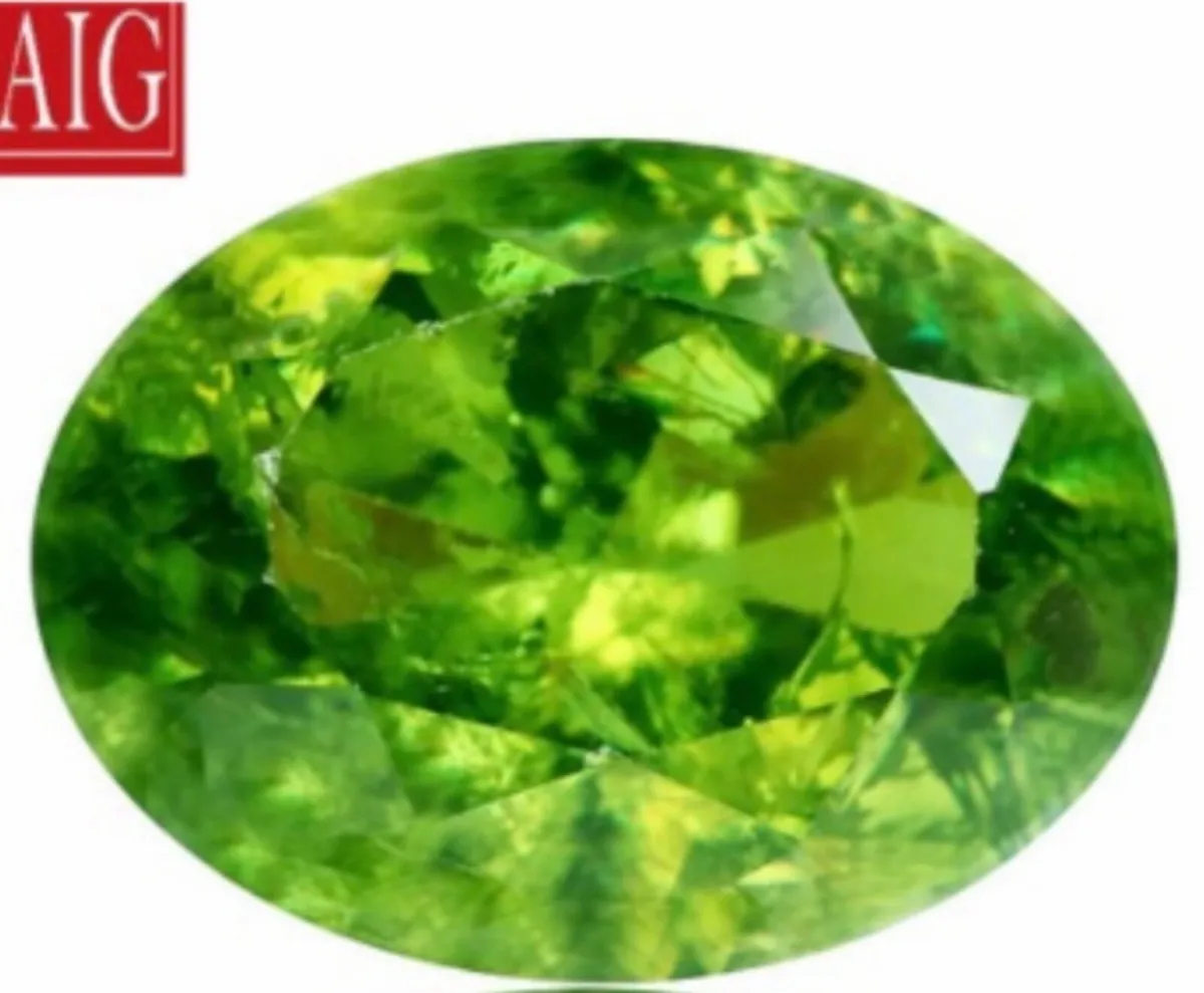 Green Demantoid Garnet - Image 1