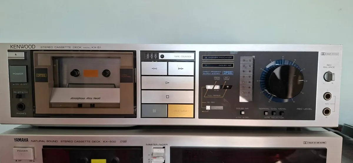 Kenwood KX-51 Vintage Cassette Deck - Image 1