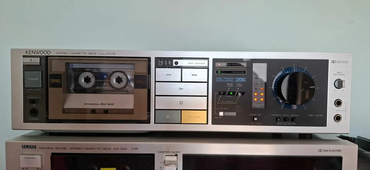 Kenwood KX-51 Vintage Cassette Deck - Image 4