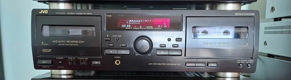 JVC TD-W254 Double Drive Deck - Image 1