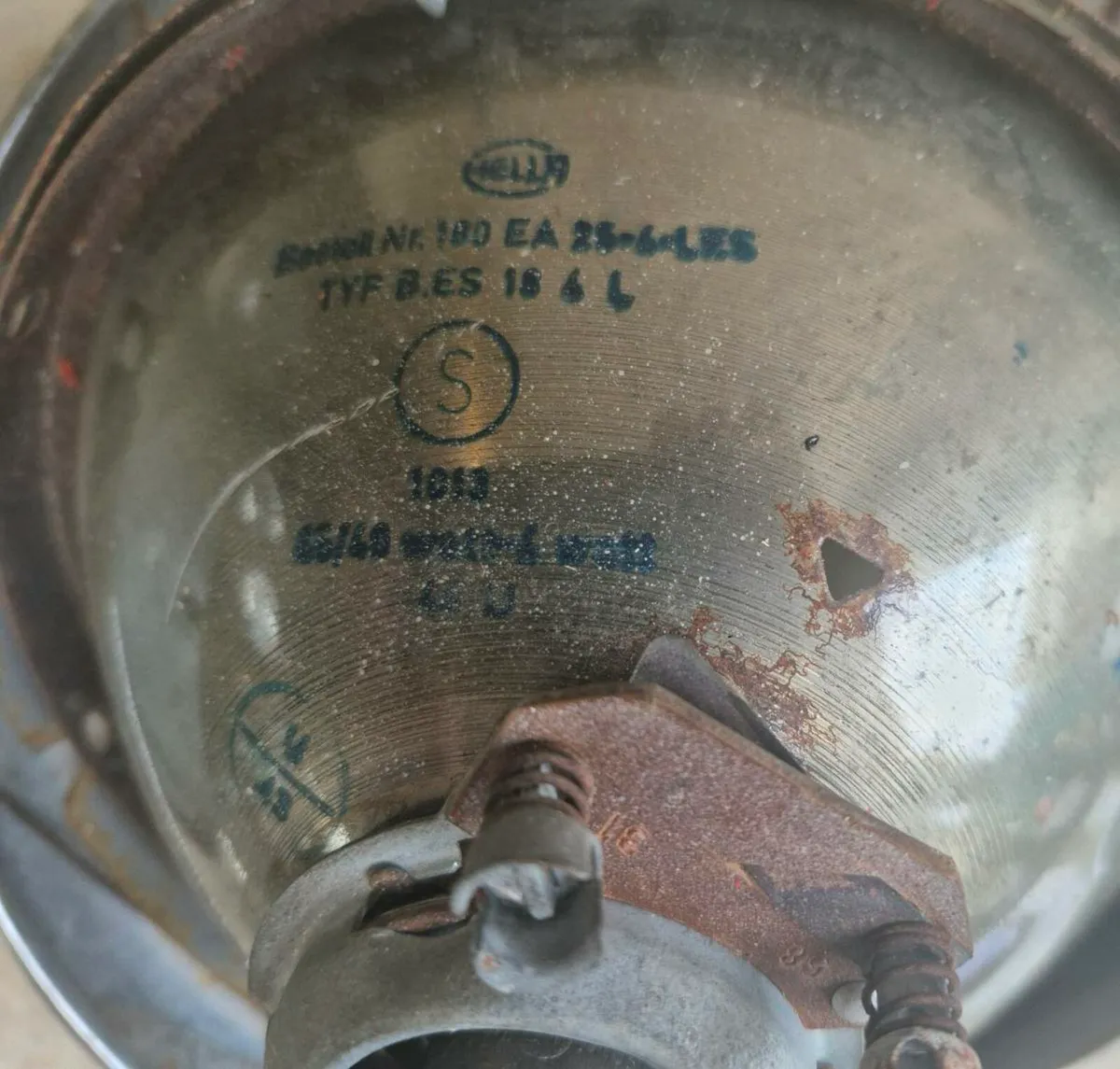 VINTAGE BOSCH HEADLIGHT UNIT Classic MERCEDES PORS - Image 4