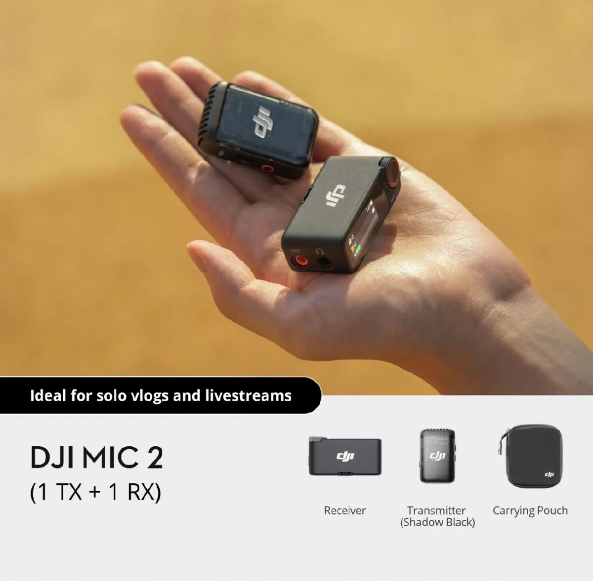 DJI Mic 2 set plus DJI charging case - Image 1
