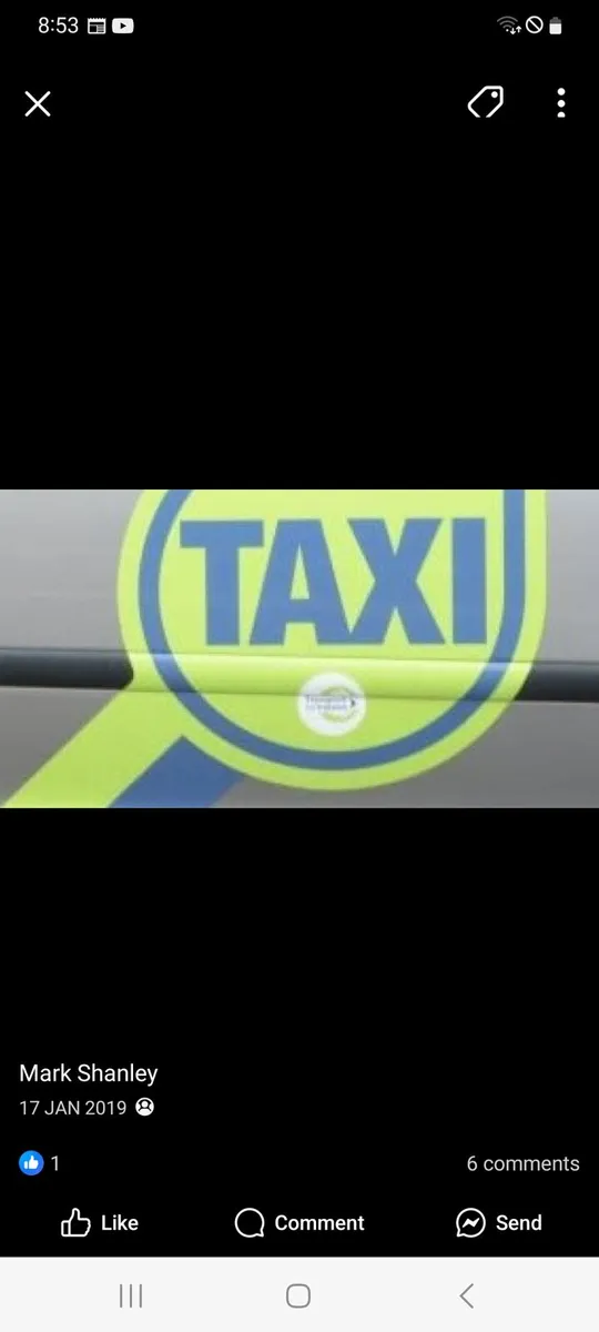 Taxi plate