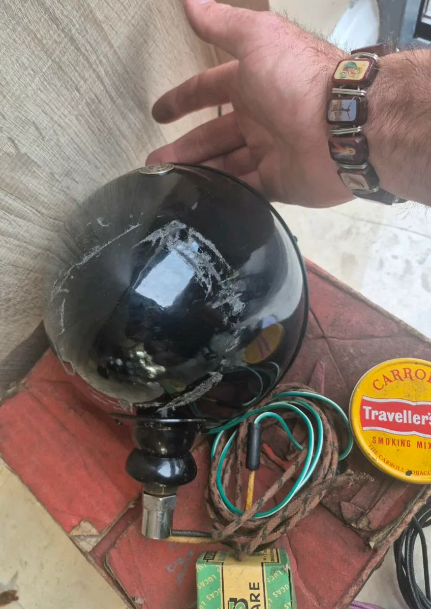 VINTAGE LUCAS KING OF THE ROAD FOG LAMP GOOD CONDI - Image 3