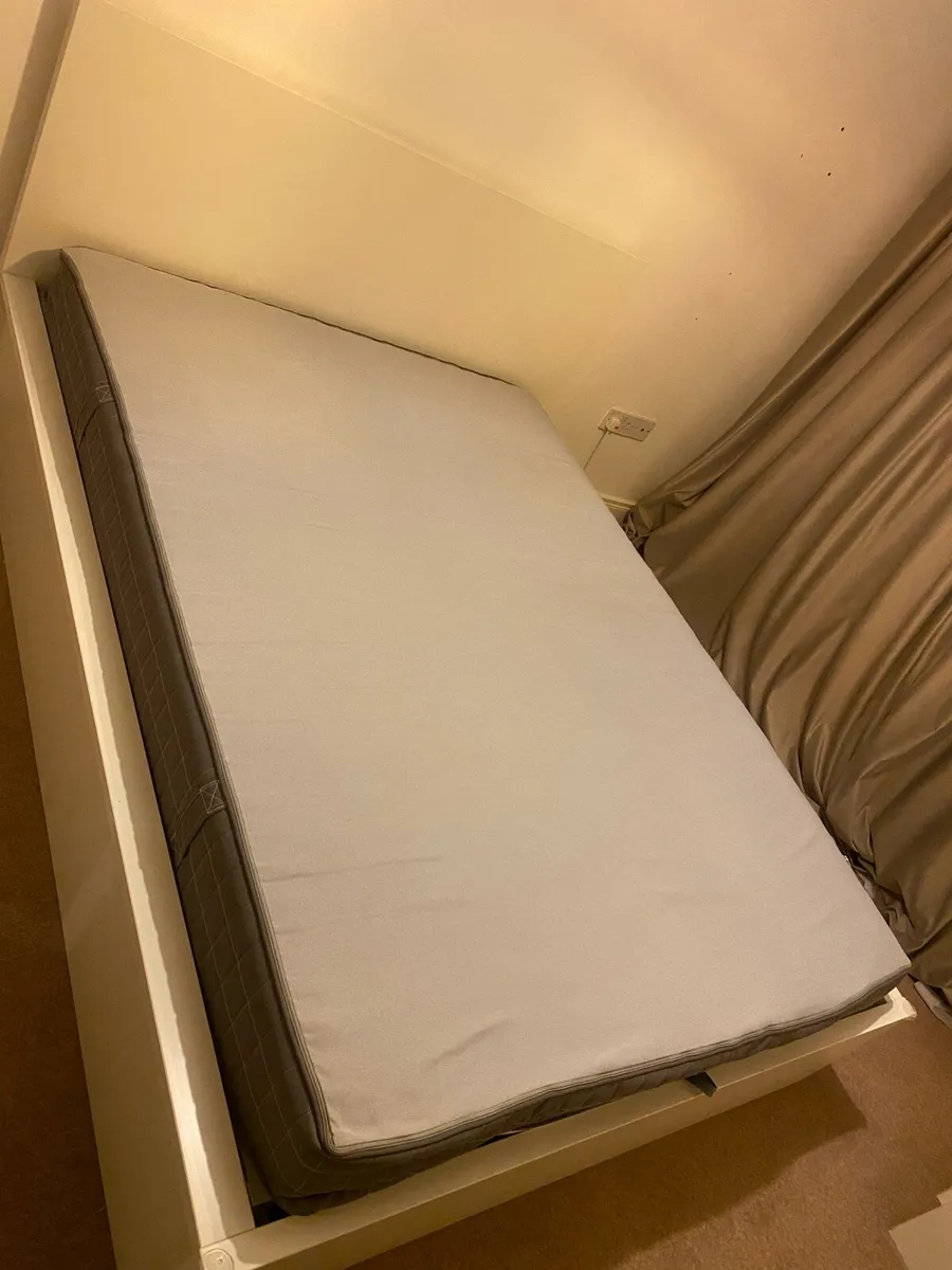 White King Size Bed with storage, IKEA - Image 1