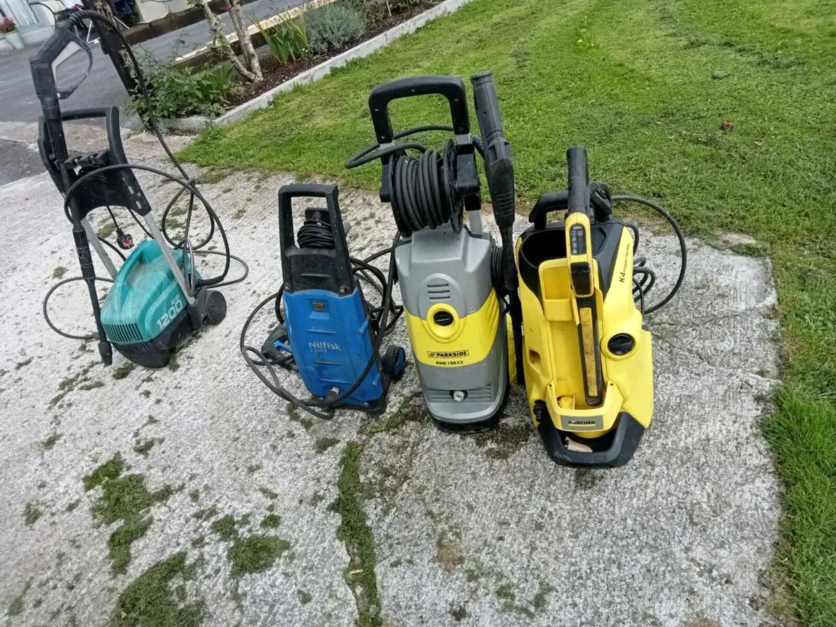 Four power washers - Image 1