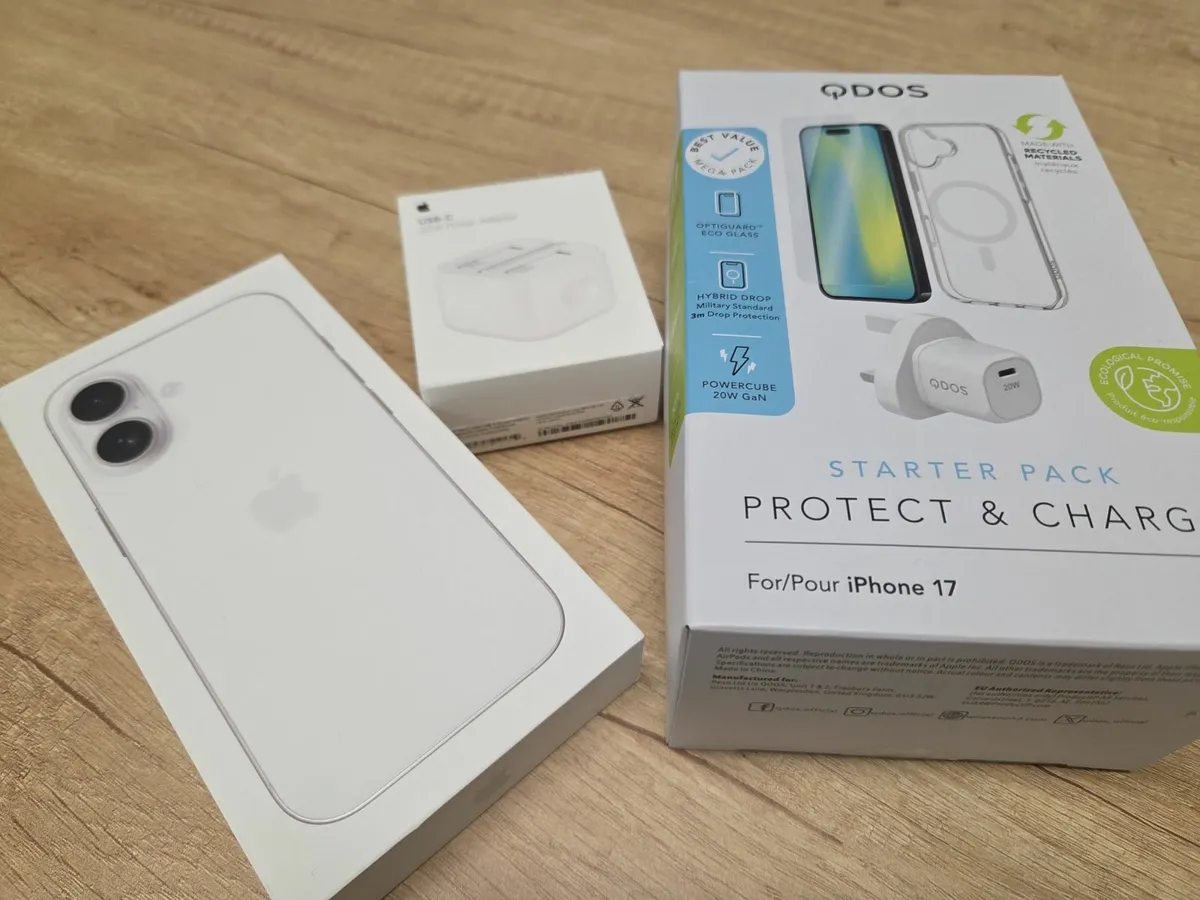 NEW Apple iPhone 17 512GB White (Irish stock) - Image 1
