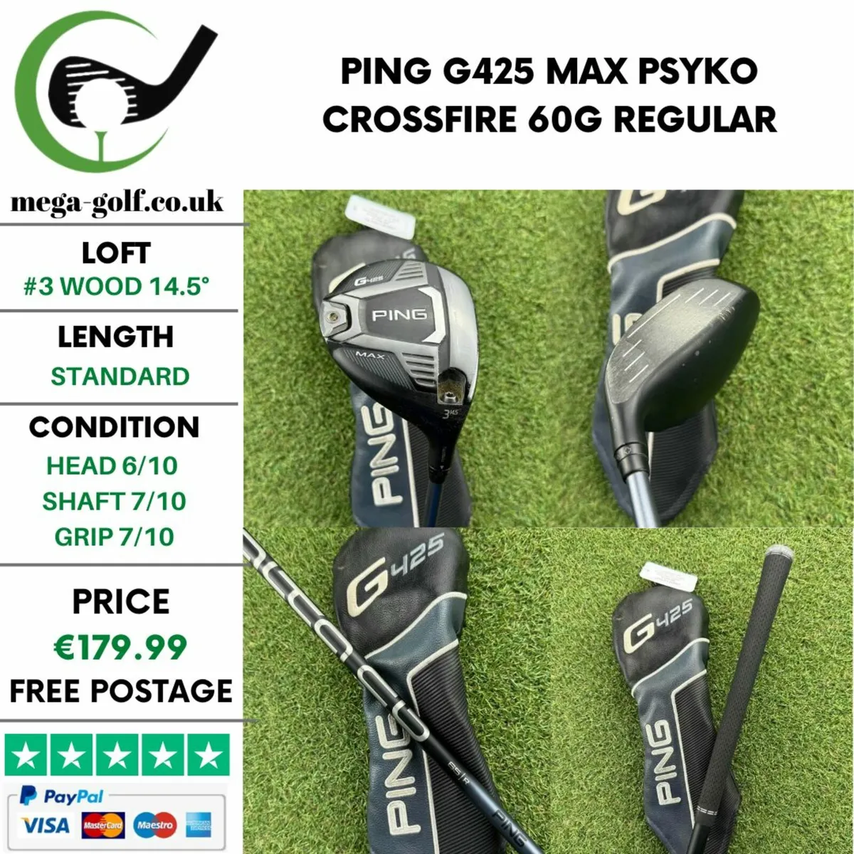 Ping G425 Max #3 Wood 14.5° / Regular - Image 1