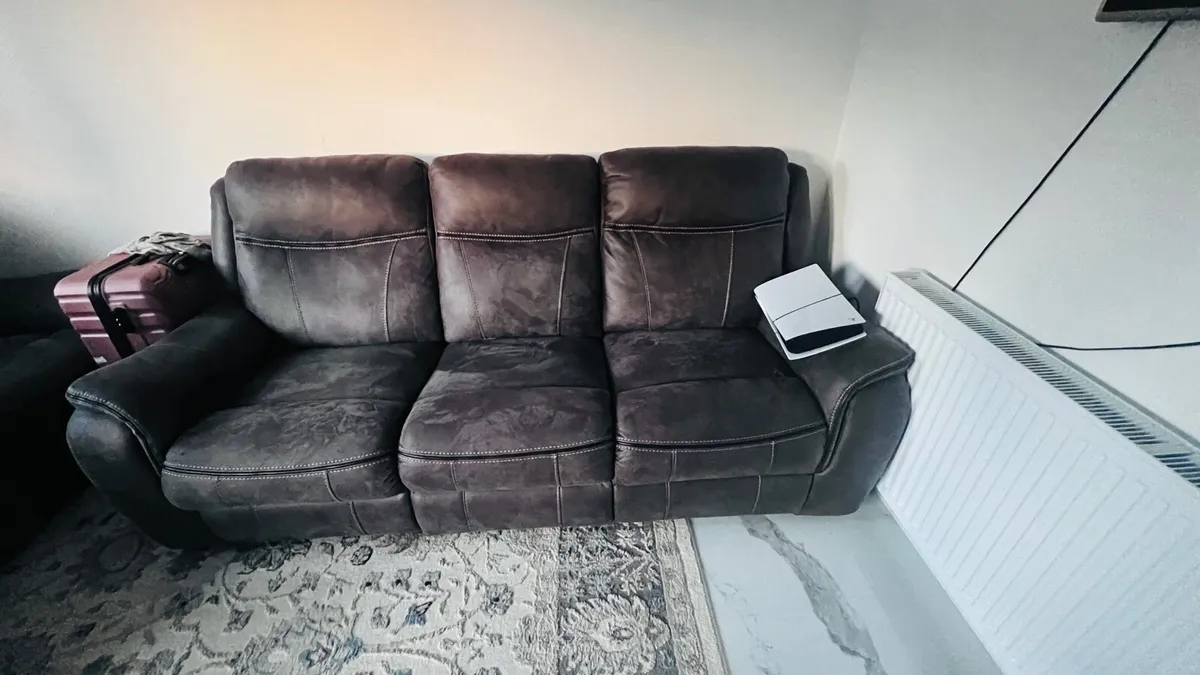 Premium Recliner Sofa Set (Bought June 2024) - Image 1