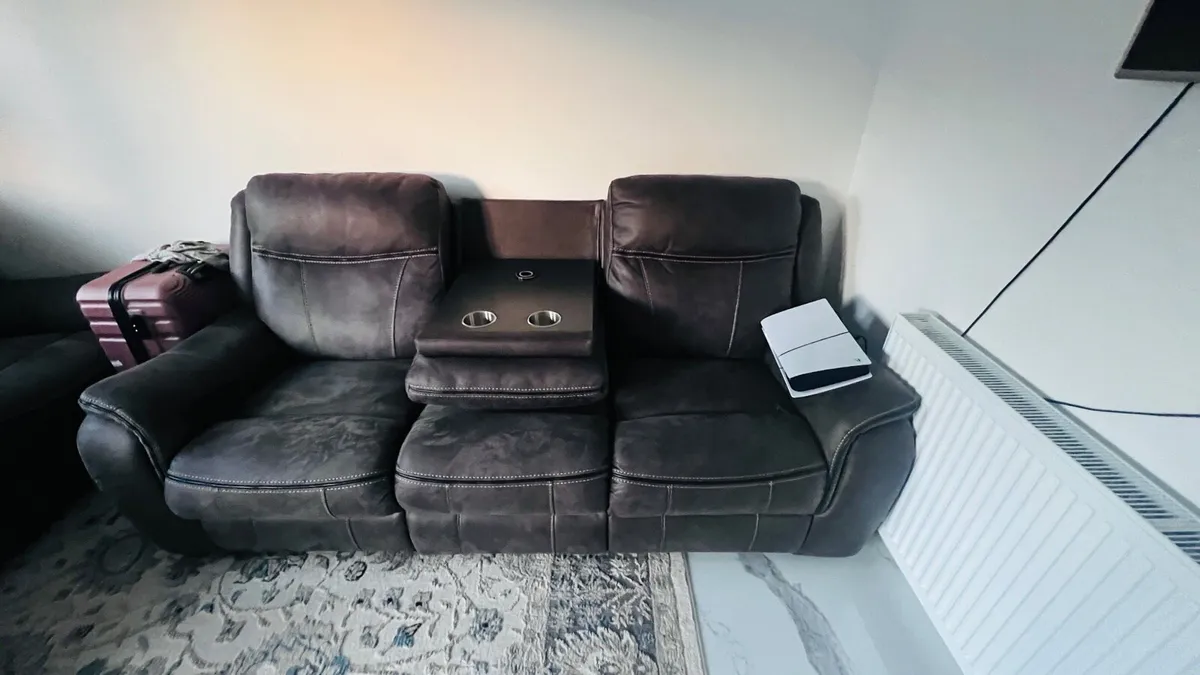 Premium Recliner Sofa Set (Bought June 2024) - Image 2