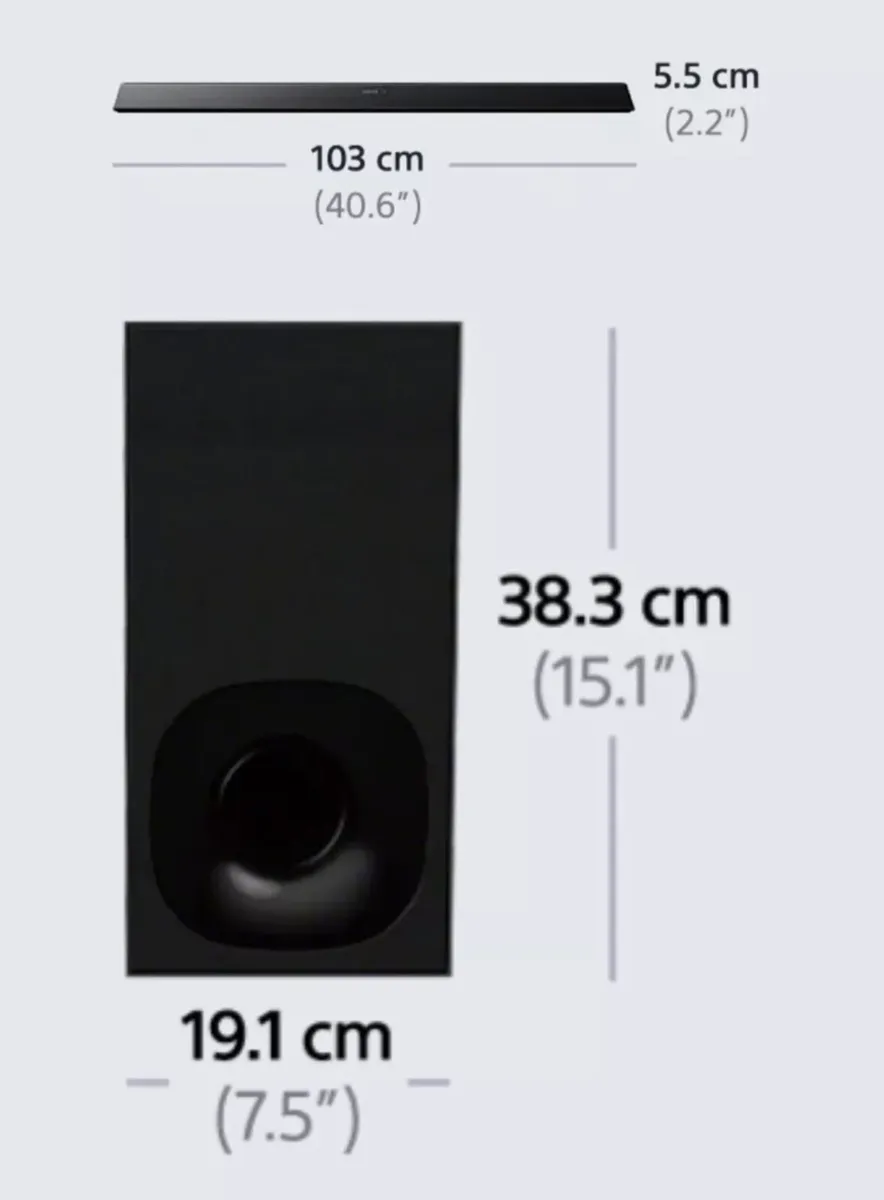 Sony Soundbar & Subwoofer - Image 4
