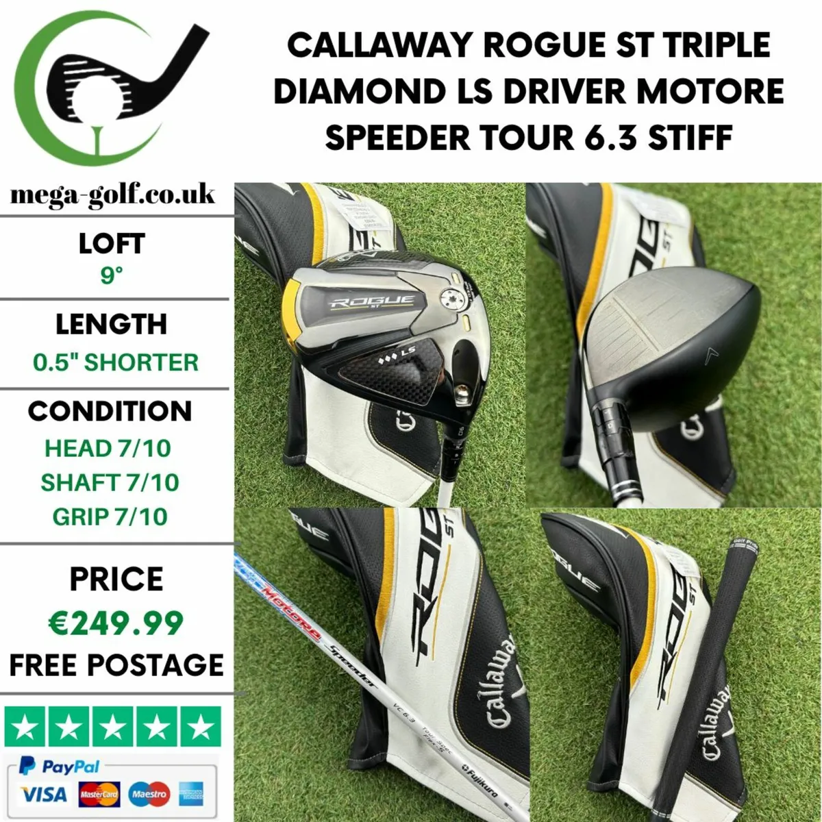 Callaway Rogue St Triple Diamond Ls Driver / 9° - Image 1