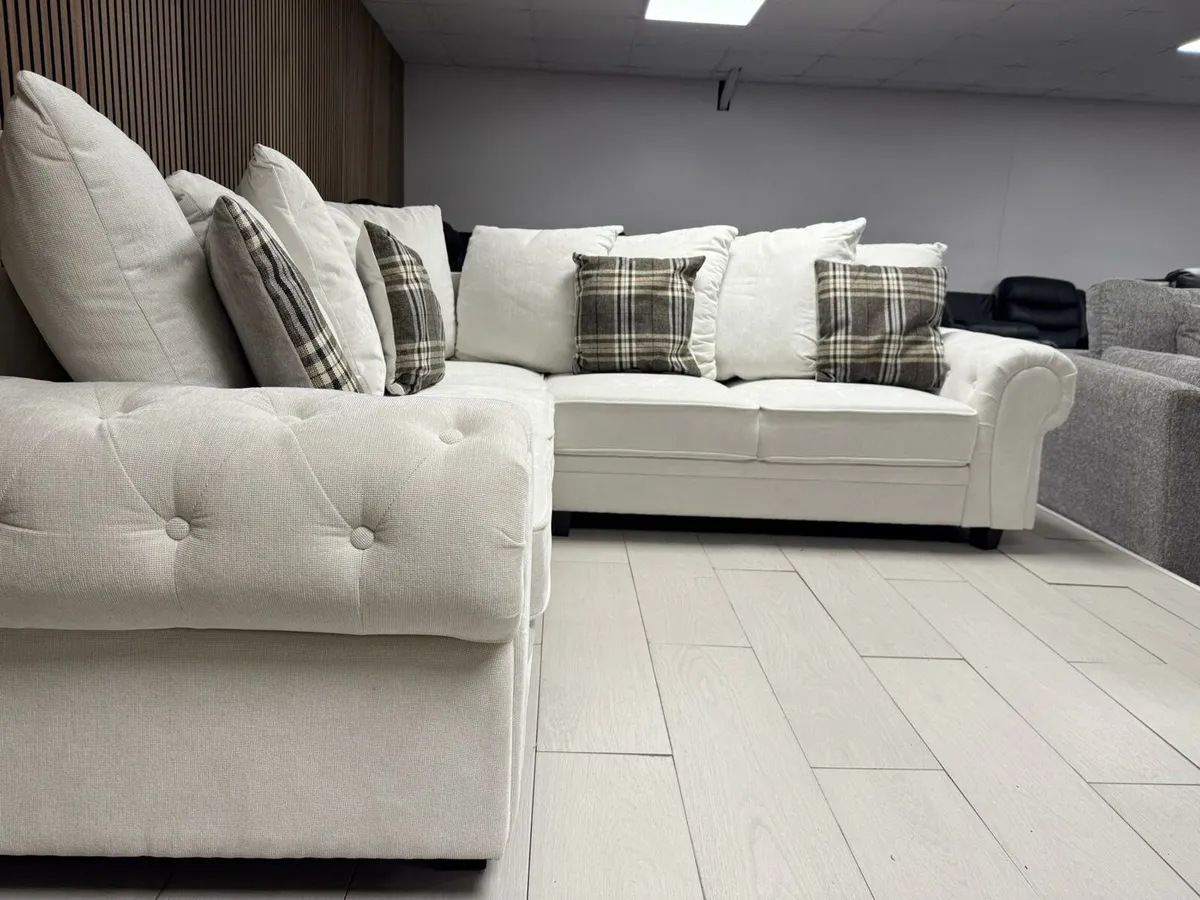 Verona Off White Scatter Back or Fullback Cushions - Image 3