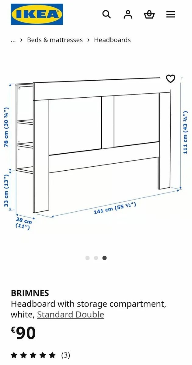 Ikea Double Headboard - Image 3