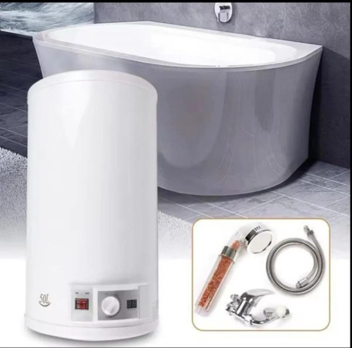 40L  Electric Tank boiler Water Heater 220v kit - Image 1