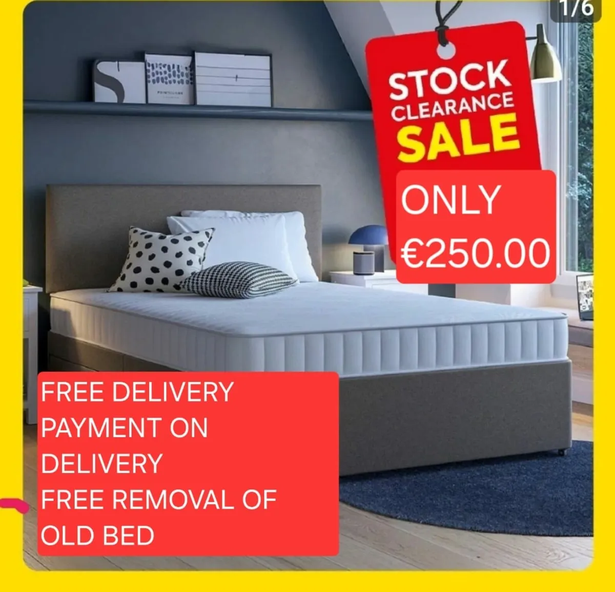 NEW BEDS ALL SIZES AVAILABLE