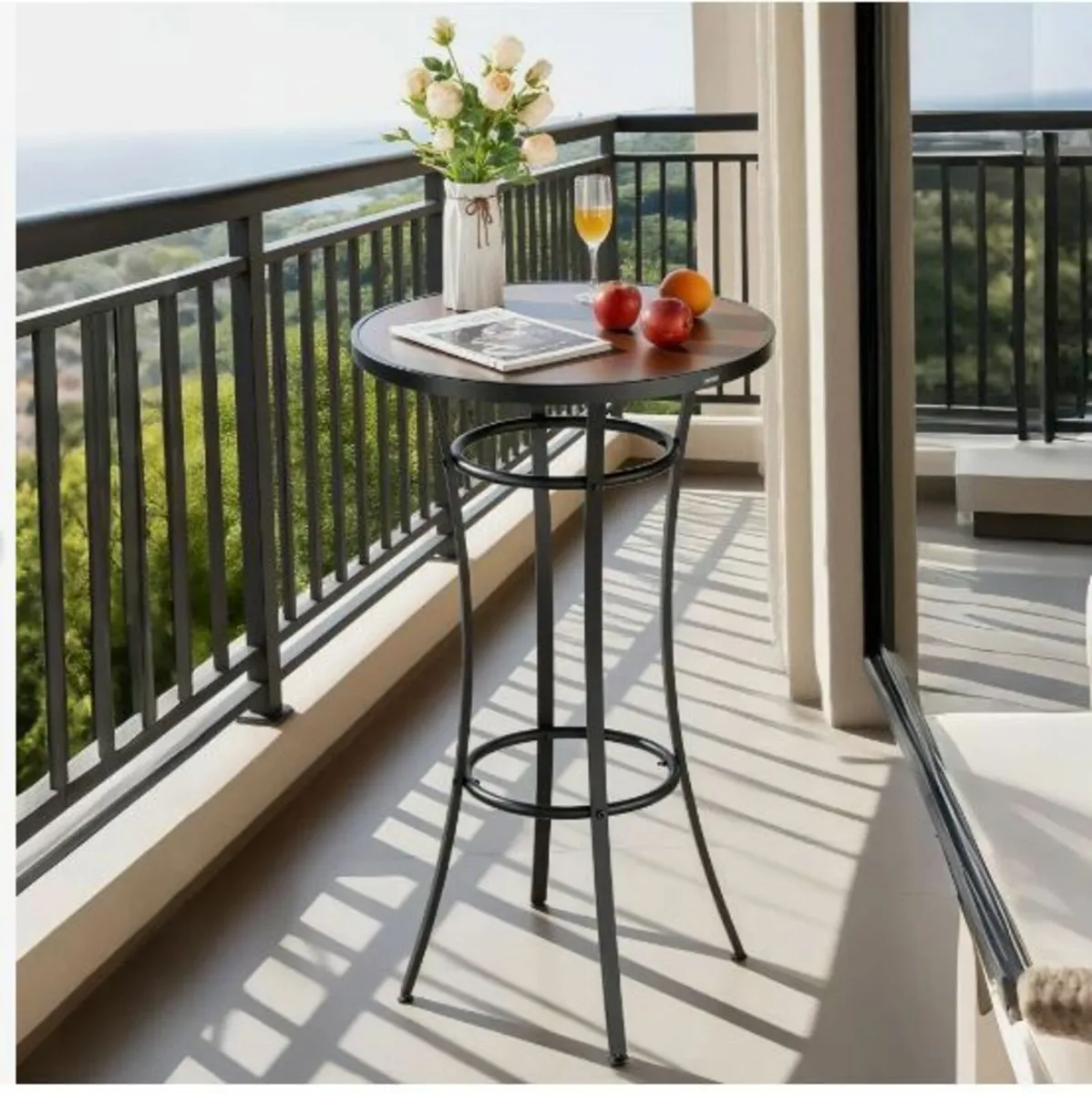 Outdoor Round Bar Table, 60 cm - Image 2