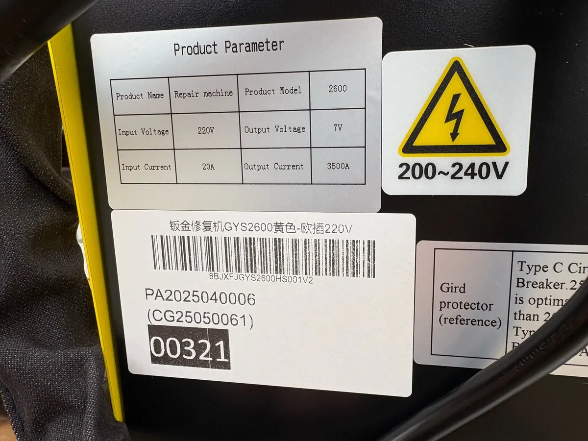 Spot Puller Bonnet Dent Repair Stud Welder - Image 4