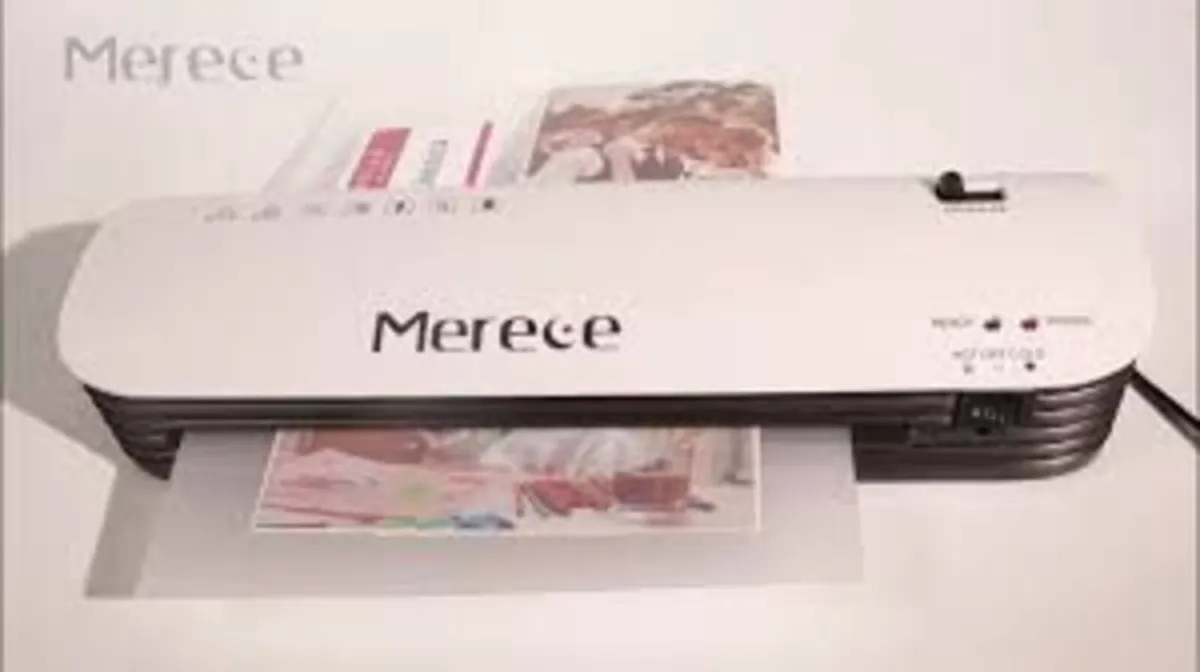 Laminator Kit + Pouches Gold Paper Printer Cutter. - Image 2