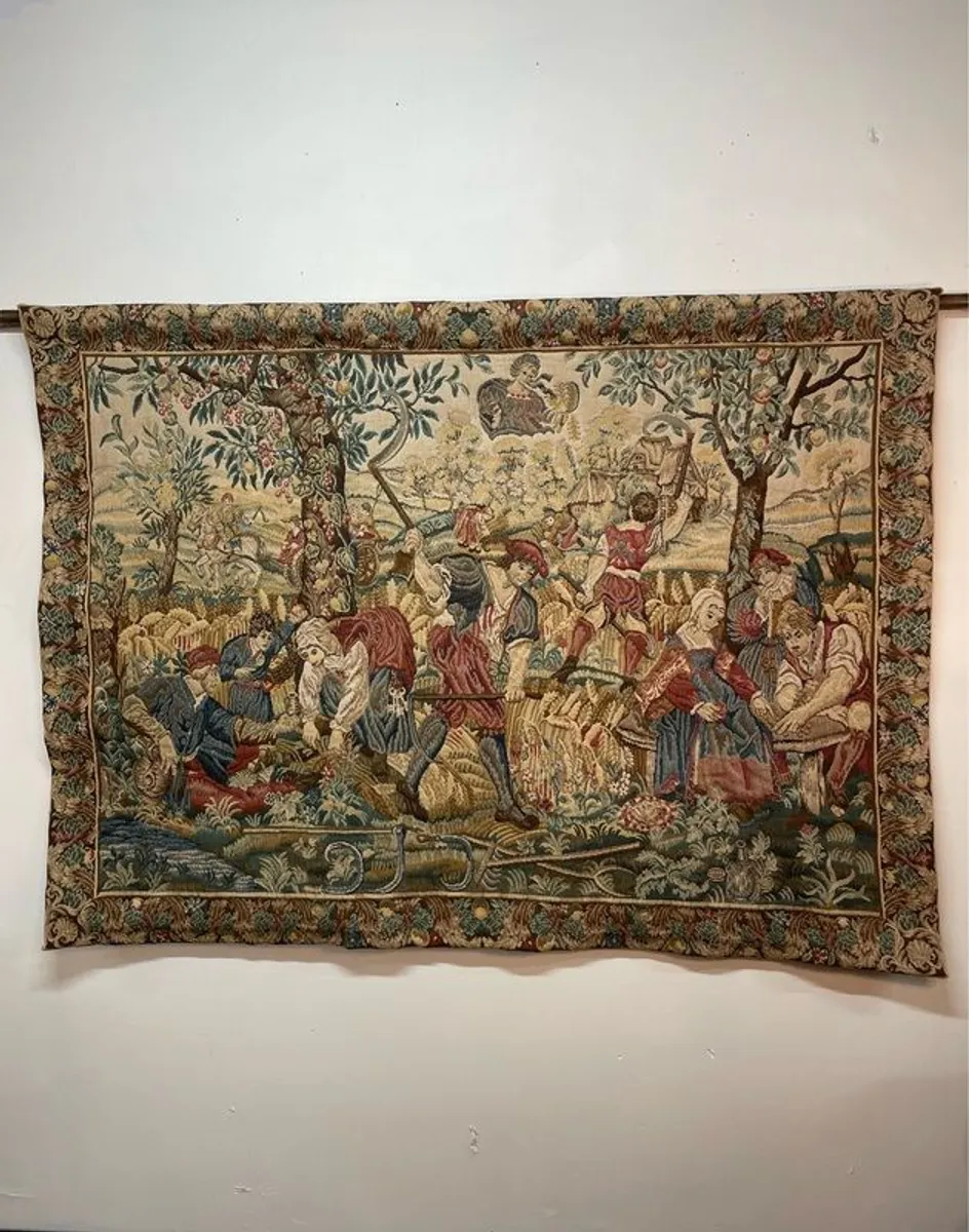 Very Good Large 20th Century French Aubusson Style Tapestry - Image 1