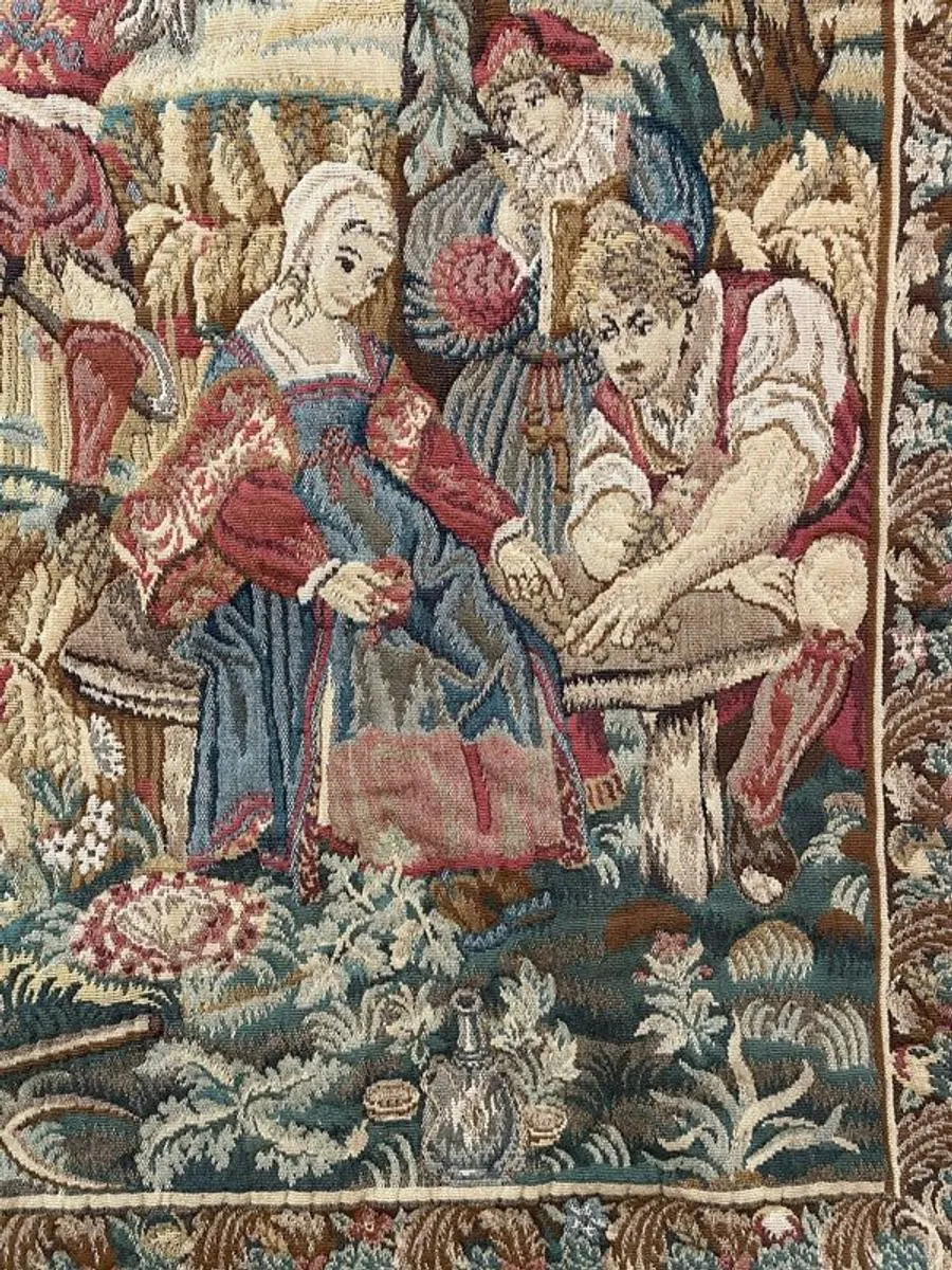 Very Good Large 20th Century French Aubusson Style Tapestry - Image 3