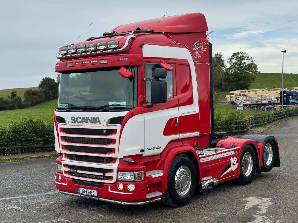 2017 Scania R580 6x2 twin wheel tag. Ref: 2550 - Image 4