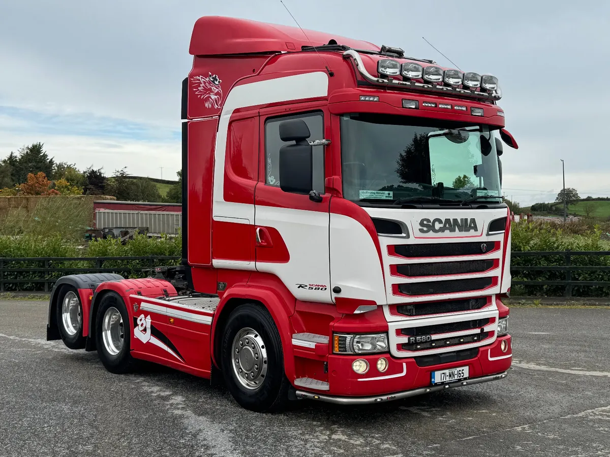 2017 Scania R580 6x2 twin wheel tag. Ref: 2550 - Image 1