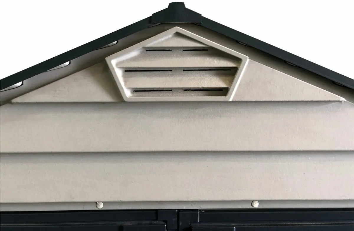 EverMore 4×6 Vinyl Plastic Shed. Free Shipping - Image 4
