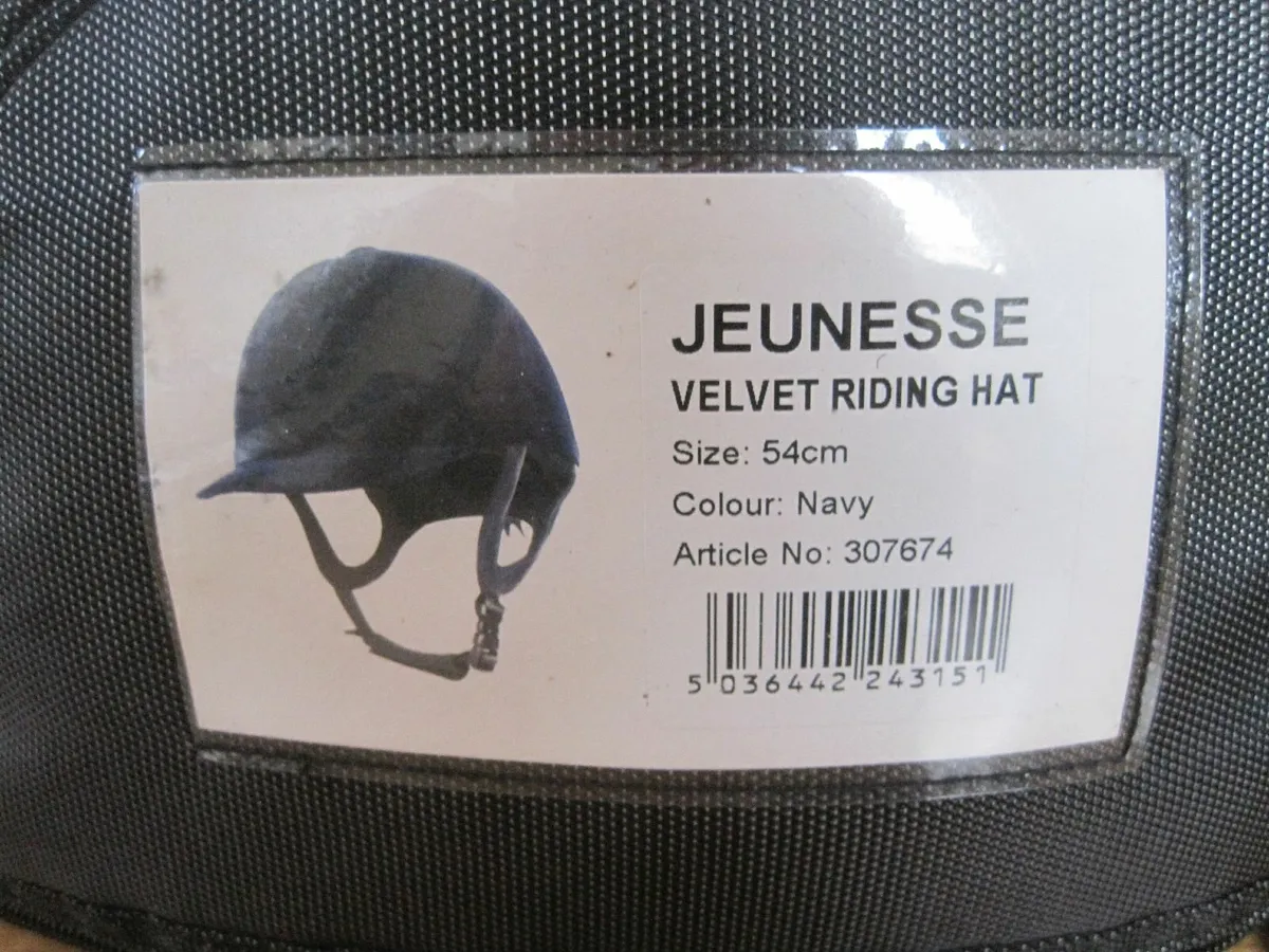 Horse Riding Helmet Hat 54cm - Image 3