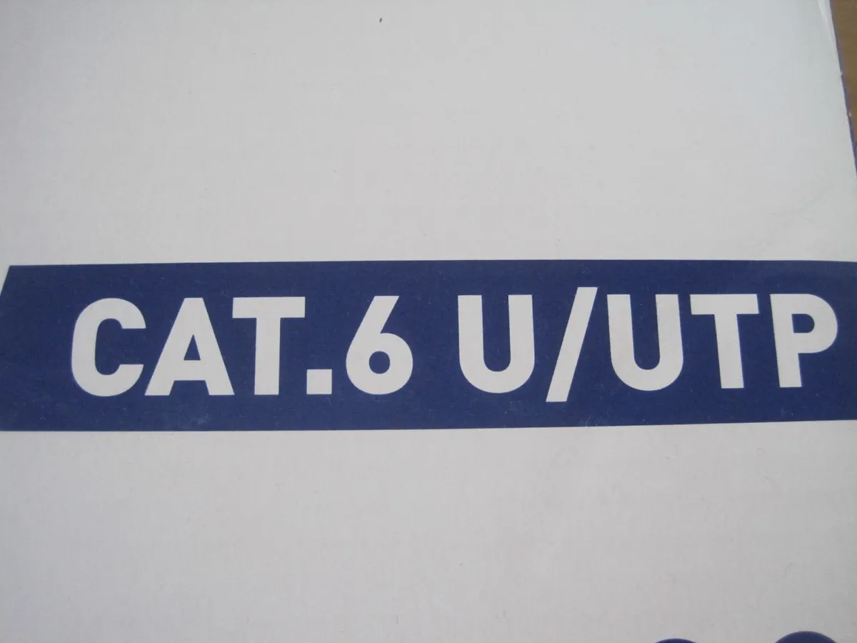 cat 6, 4 pair, ethernet UTP, data cable, 305m roll - Image 4