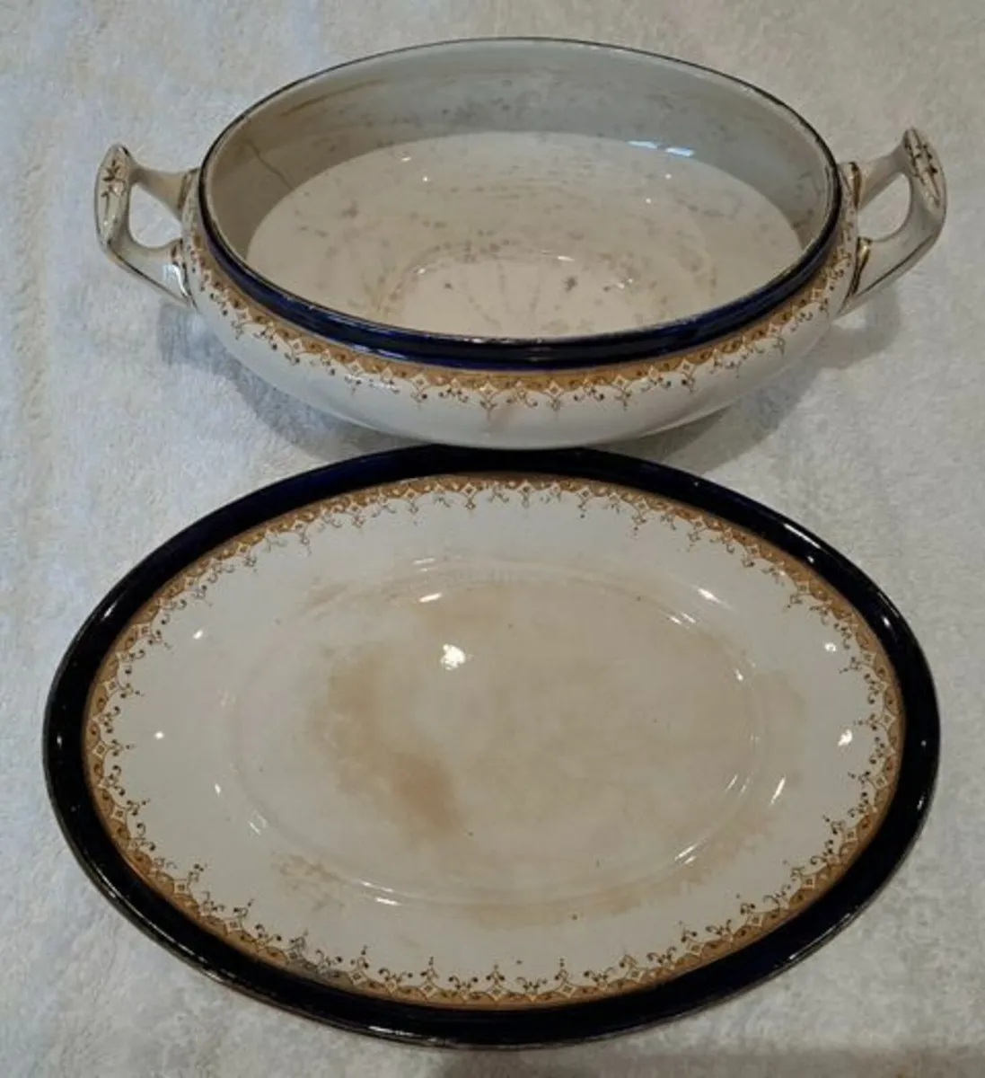 Vintage Soho Pottery serving bowl - Image 3
