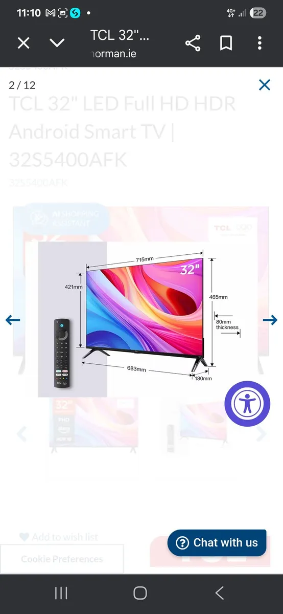 TCL 32" Led  Android Tv - Image 2