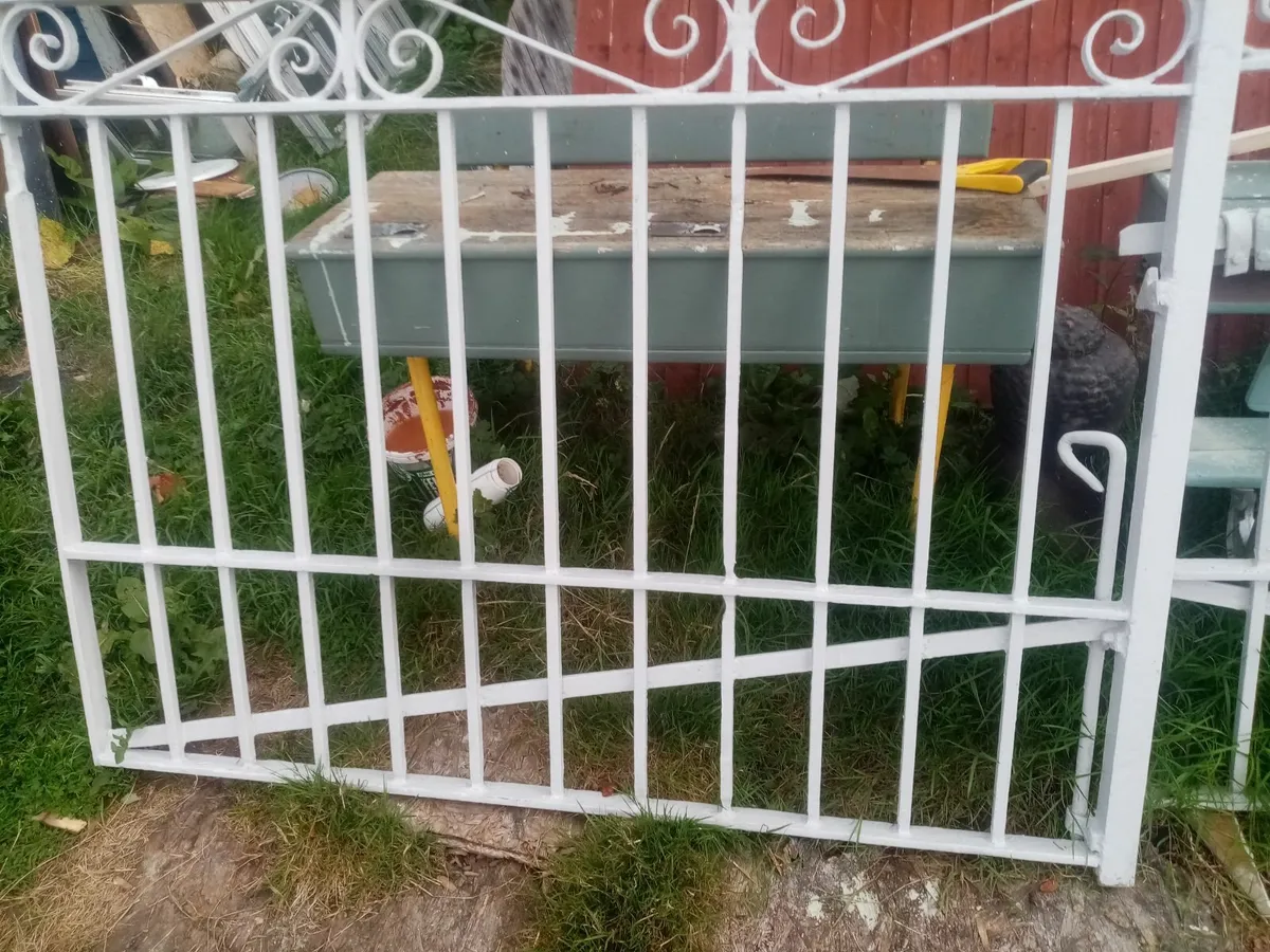 1940s Wrought Iron Double Gates - Image 1