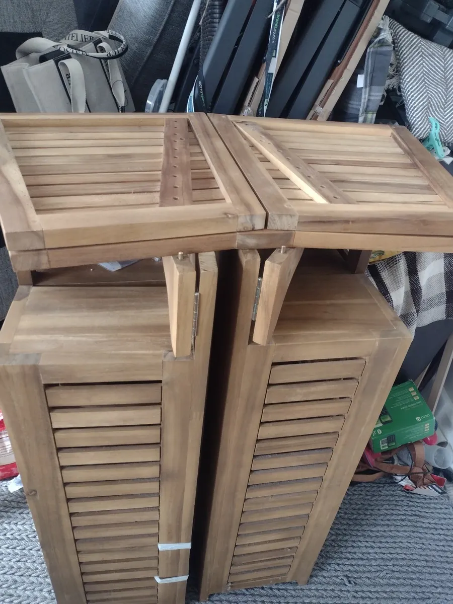 New wooden bar counter with storage - Image 4