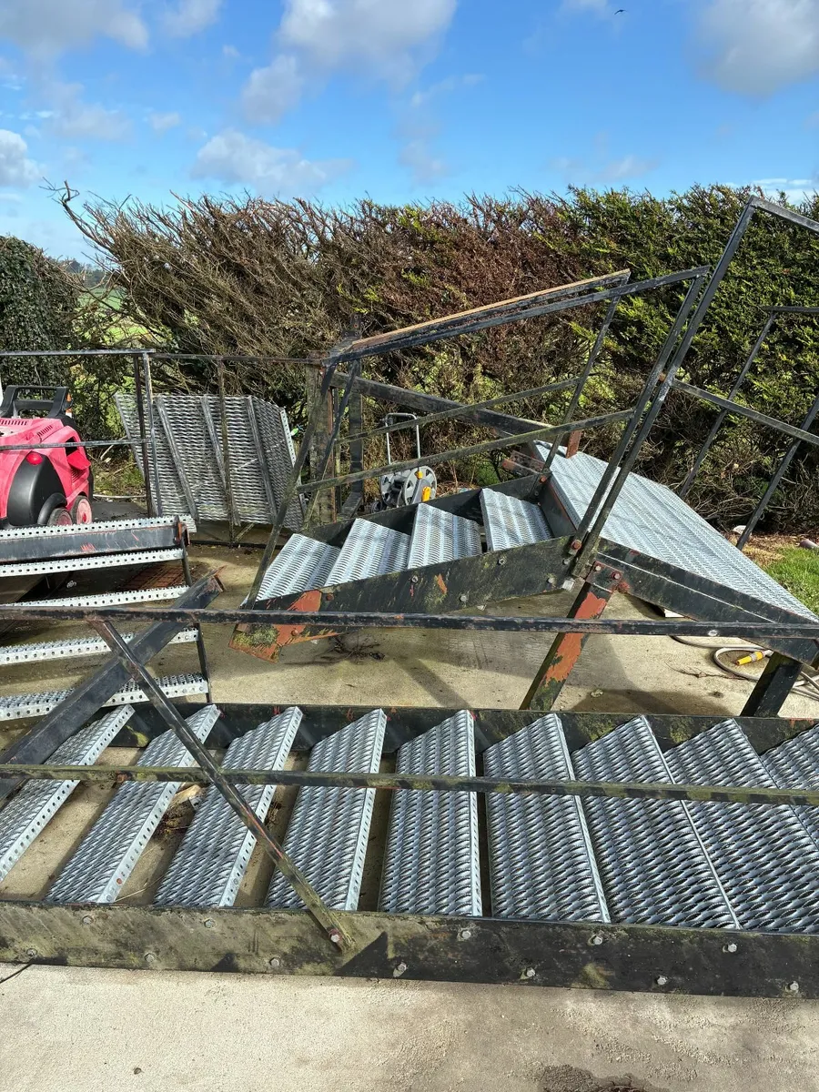 steel stairs