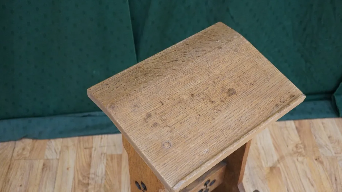 Antique Gothic Oak Prayer Kneeler - Image 4