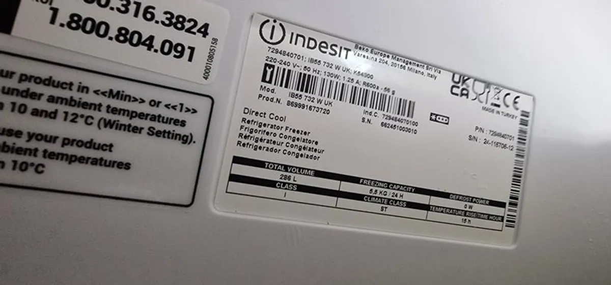 Indesit Fridge - Image 4