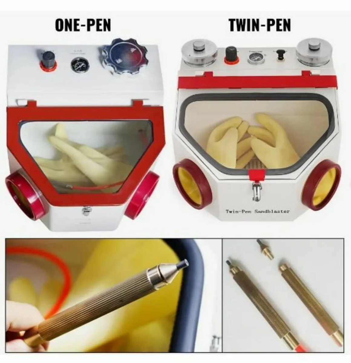 Dental Sandblaster 2 Pen + 2 Tanks - Image 2