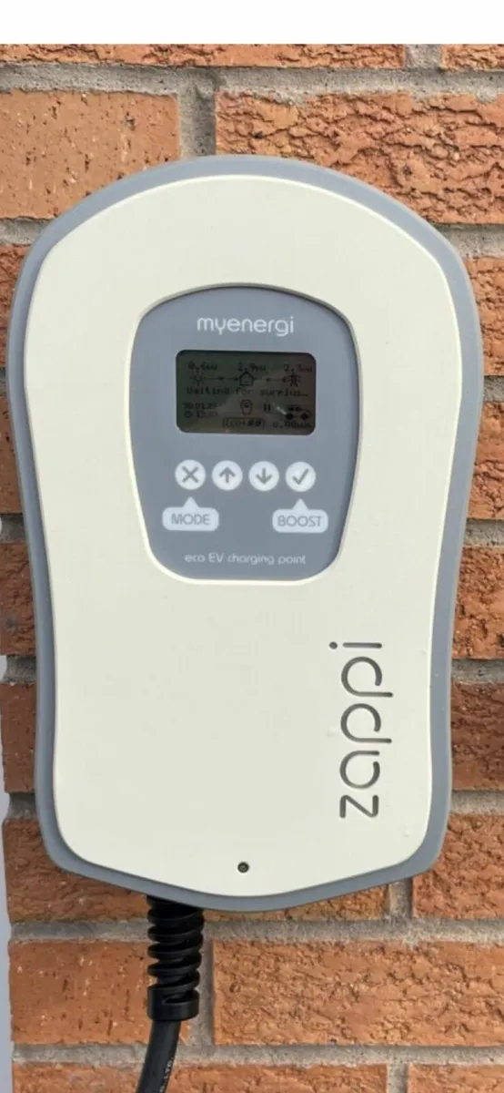 Myenergi Zappi Charger with long Type 2 cable