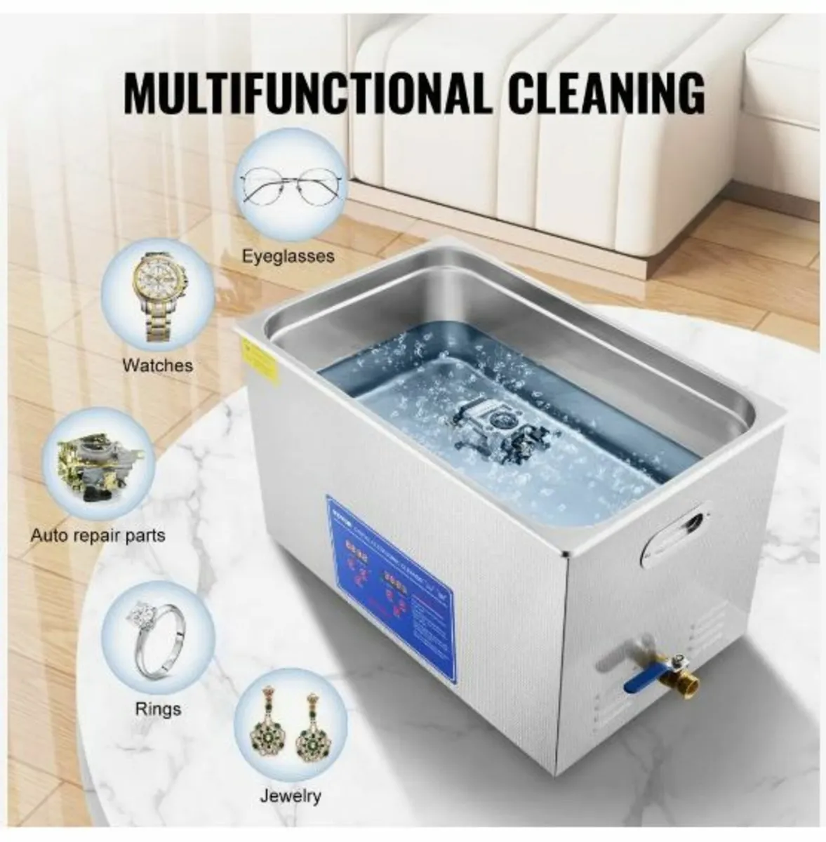 Professional Ultrasonic Cleaner, 30 L - Image 2
